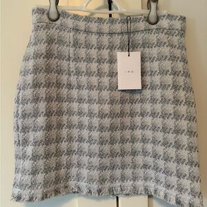 IRO Gray Tweed Skirt